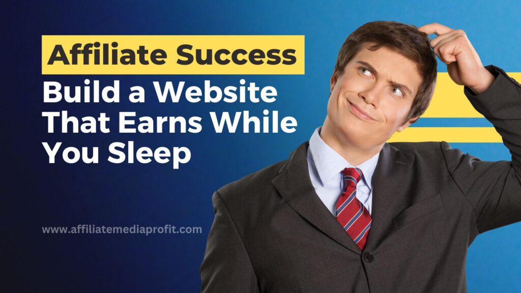 Affiliate Success: Build a Website That Earns While You Sleep