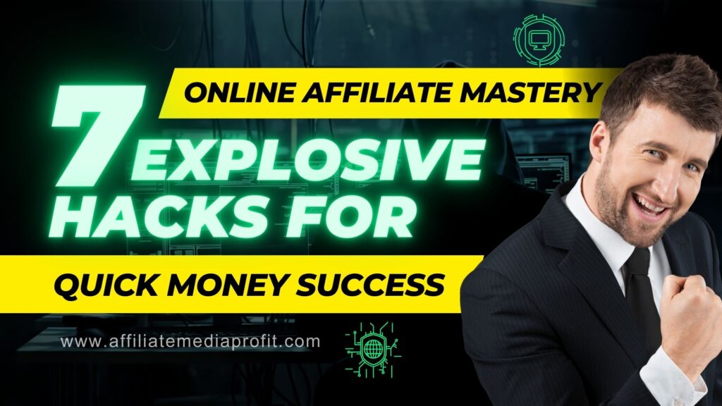 Online Affiliate Mastery: 7 Explosive Hacks for Quick Money Success